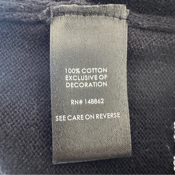 TORRID | Long Sleeve Black Sweater with White Shirt Hem | Size 14/16 - Picture 7 of 8